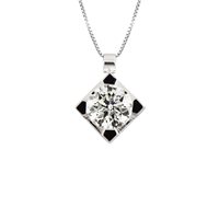 Collana Promesse Donna Famiglia in Oro bianco Diamante PXEVS040 - PXEVS040